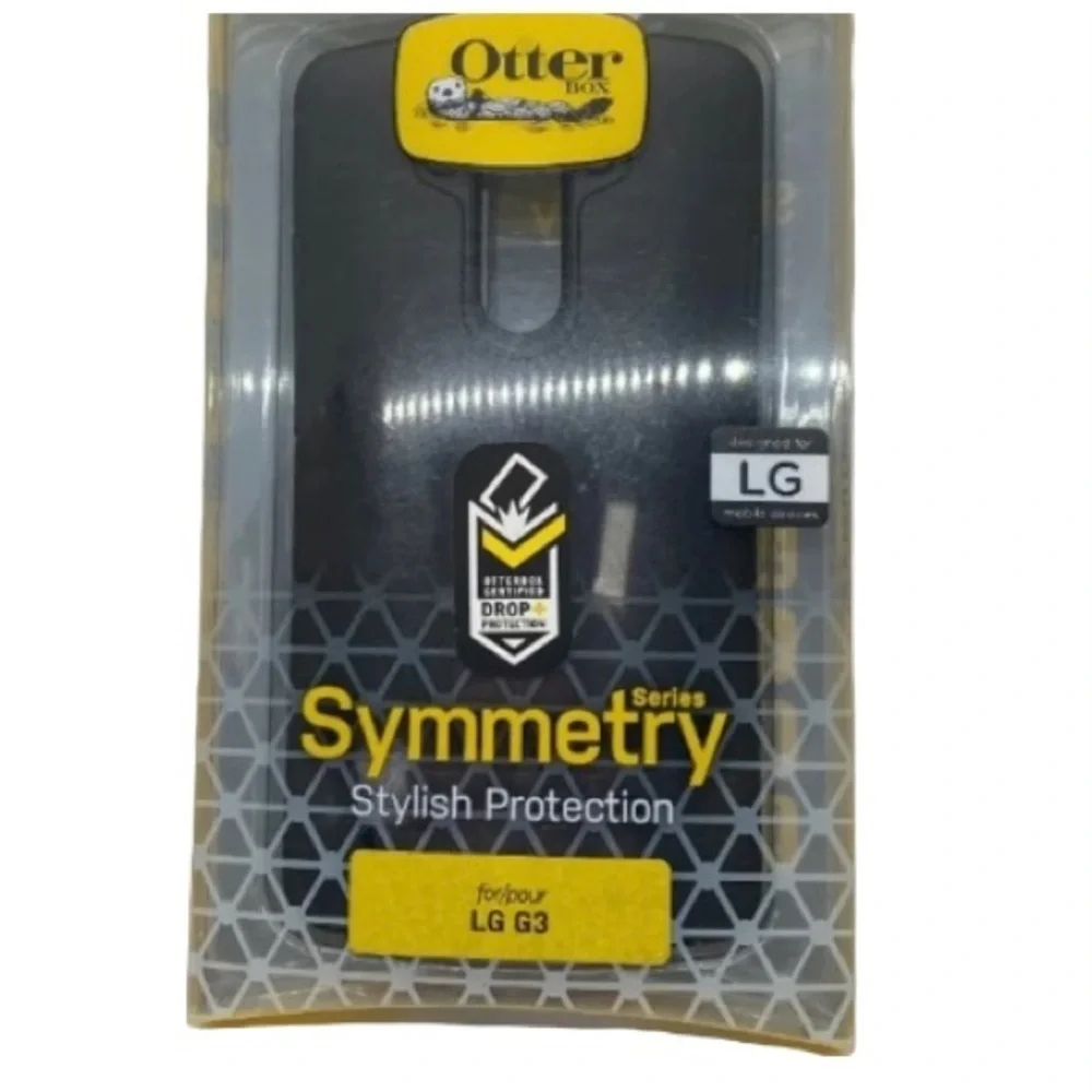 Otterbox Symmetry LG G3 Phone Case - Solid Black, NEW - Picture 2 of 4